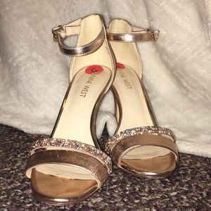 Nine West open toe heel